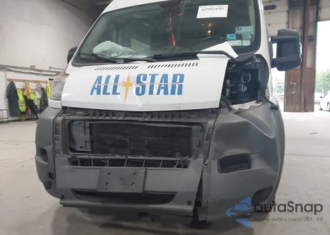 2014 Ram Promaster 2500 High Roof z USA, uszkodzony, nr VIN 3C6TRVCG3EE119711